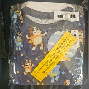 NWT Little Sleepies Bluey Dance Mode 2 Piece Pajama Set 2T
